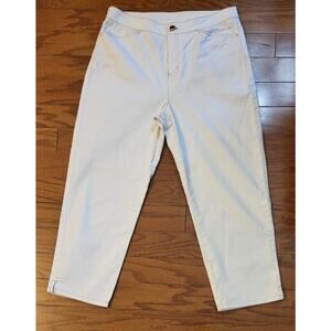 Jones New York Signature Women’s White Capri Pants Size 10